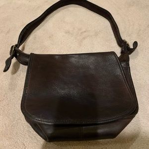 Vintage Coach Hippie Flap Saddle Bag